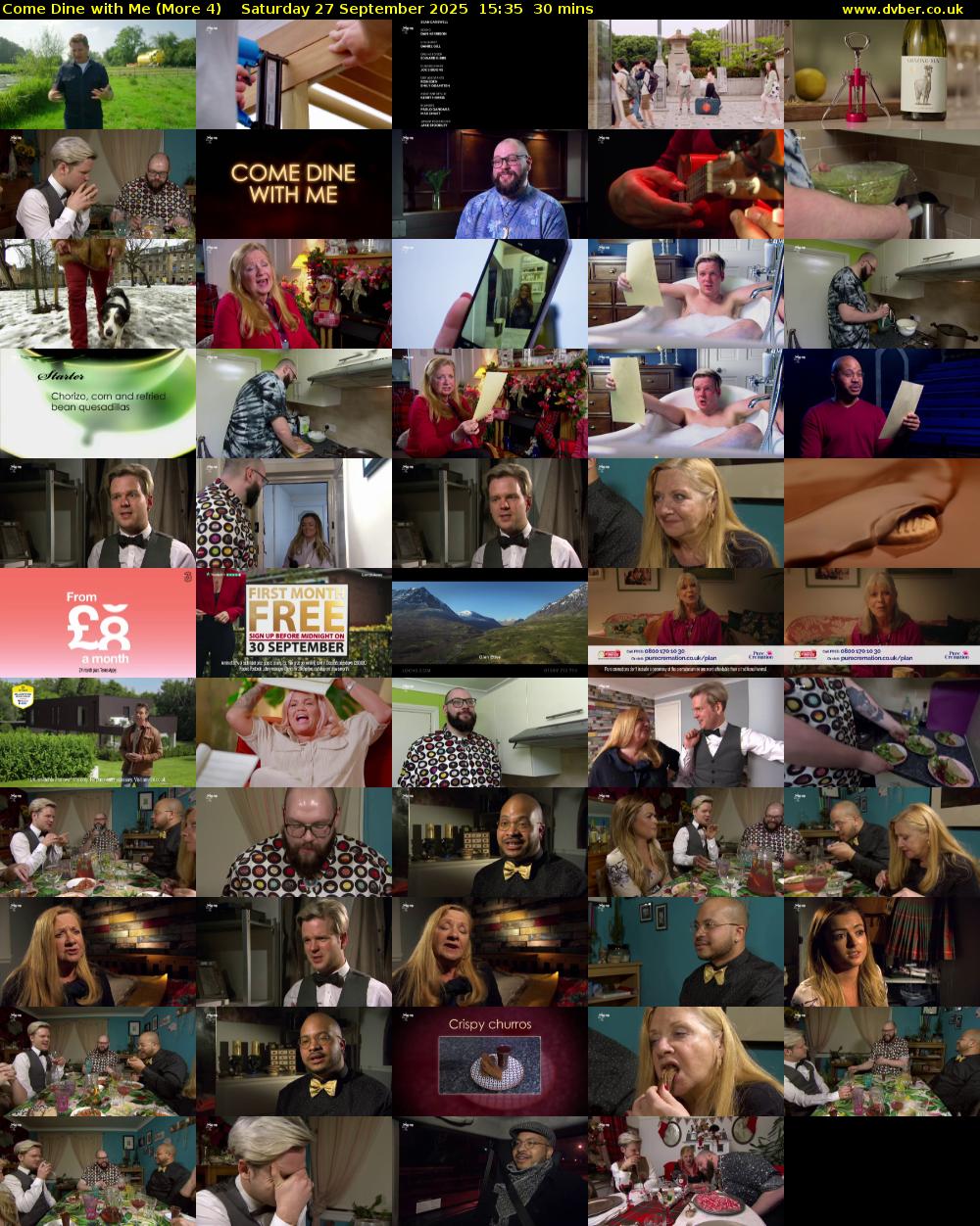 Come Dine with Me (More 4) Saturday 27 September 2025 15:35 - 16:05