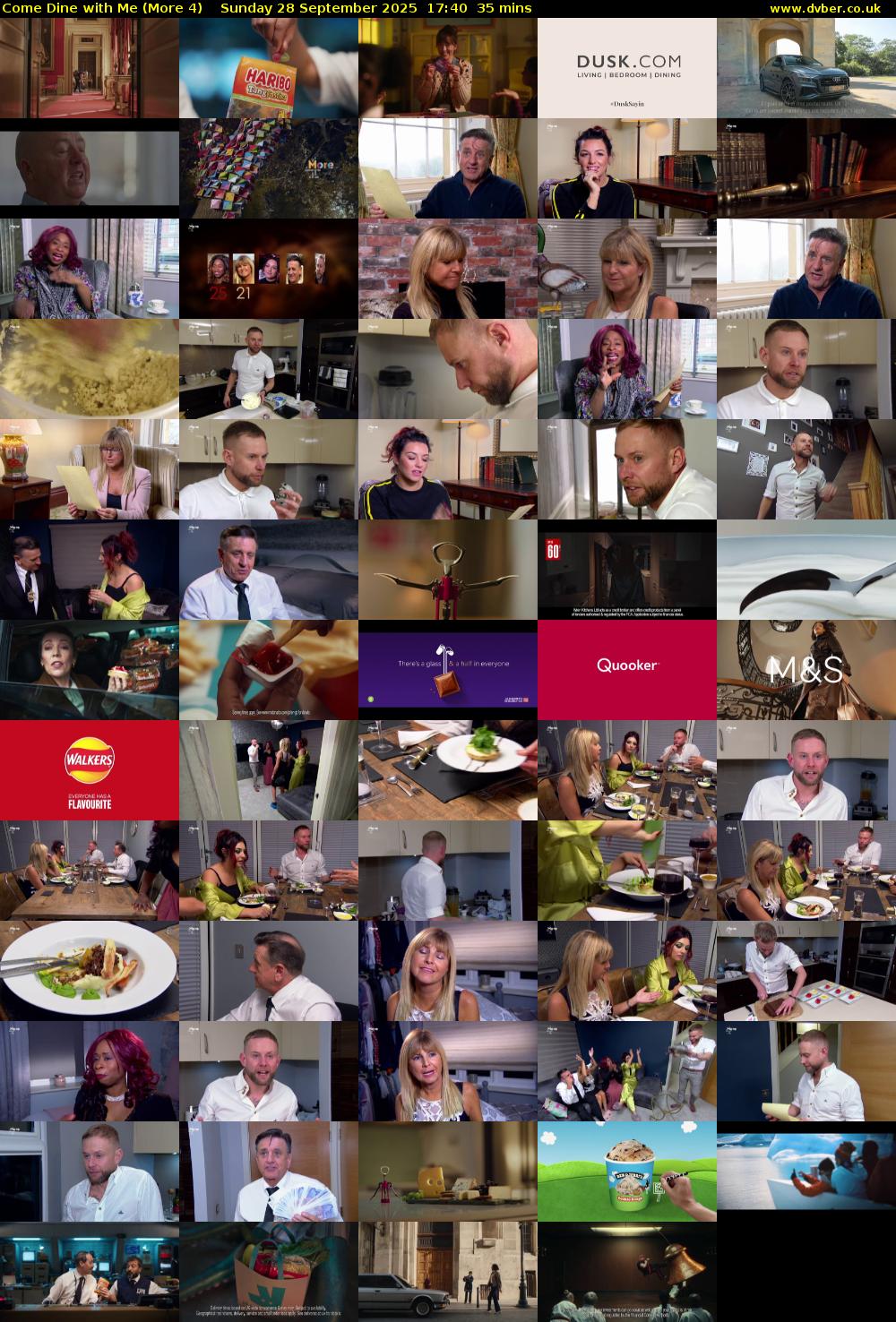 Come Dine with Me (More 4) Sunday 28 September 2025 17:40 - 18:15