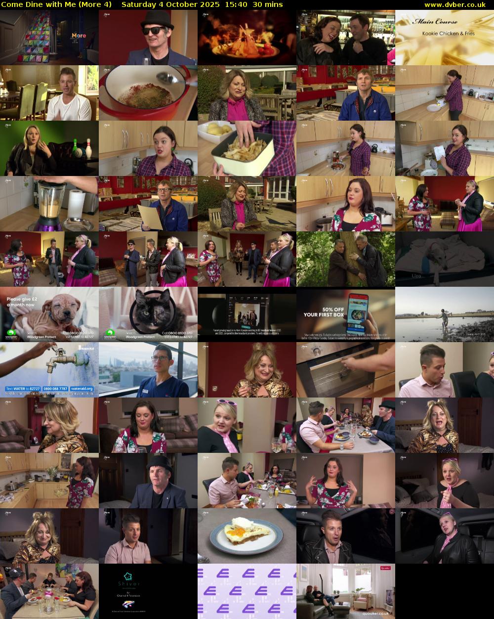 Come Dine with Me (More 4) Saturday 4 October 2025 15:40 - 16:10