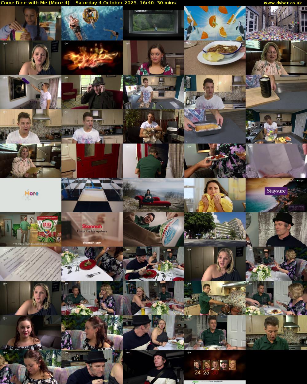 Come Dine with Me (More 4) Saturday 4 October 2025 16:40 - 17:10