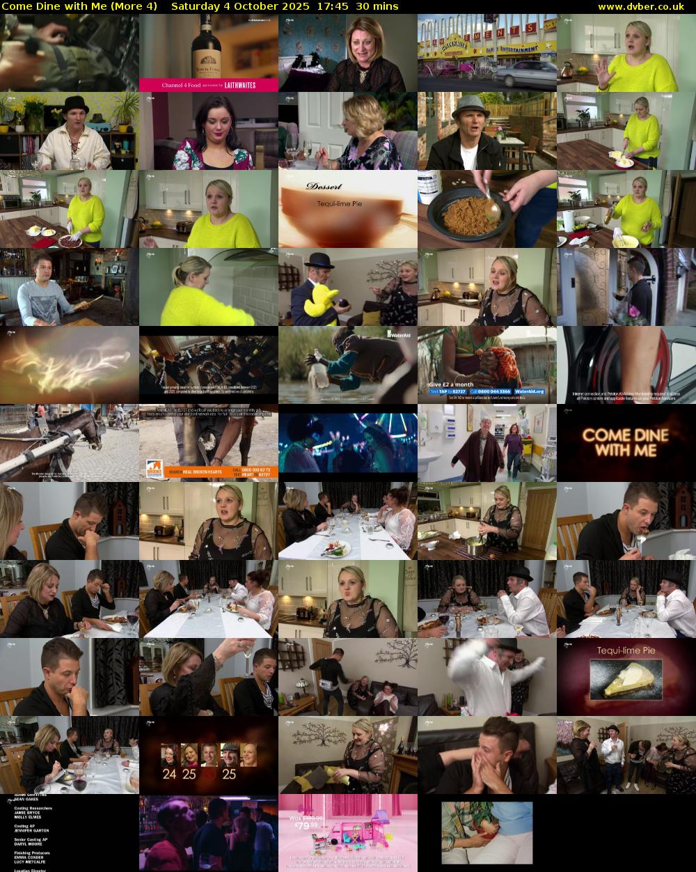 Come Dine with Me (More 4) Saturday 4 October 2025 17:45 - 18:15
