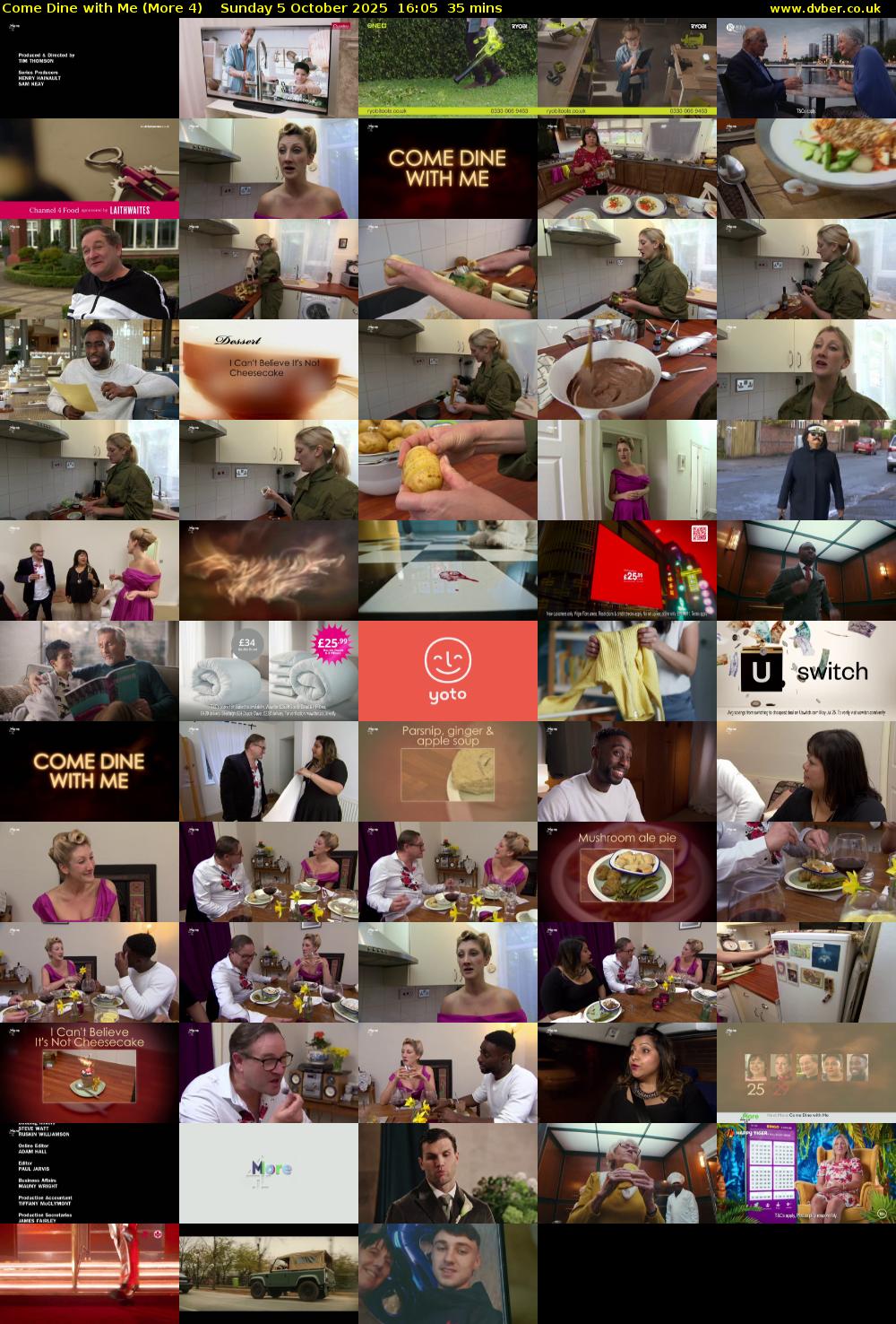 Come Dine with Me (More 4) Sunday 5 October 2025 16:05 - 16:40