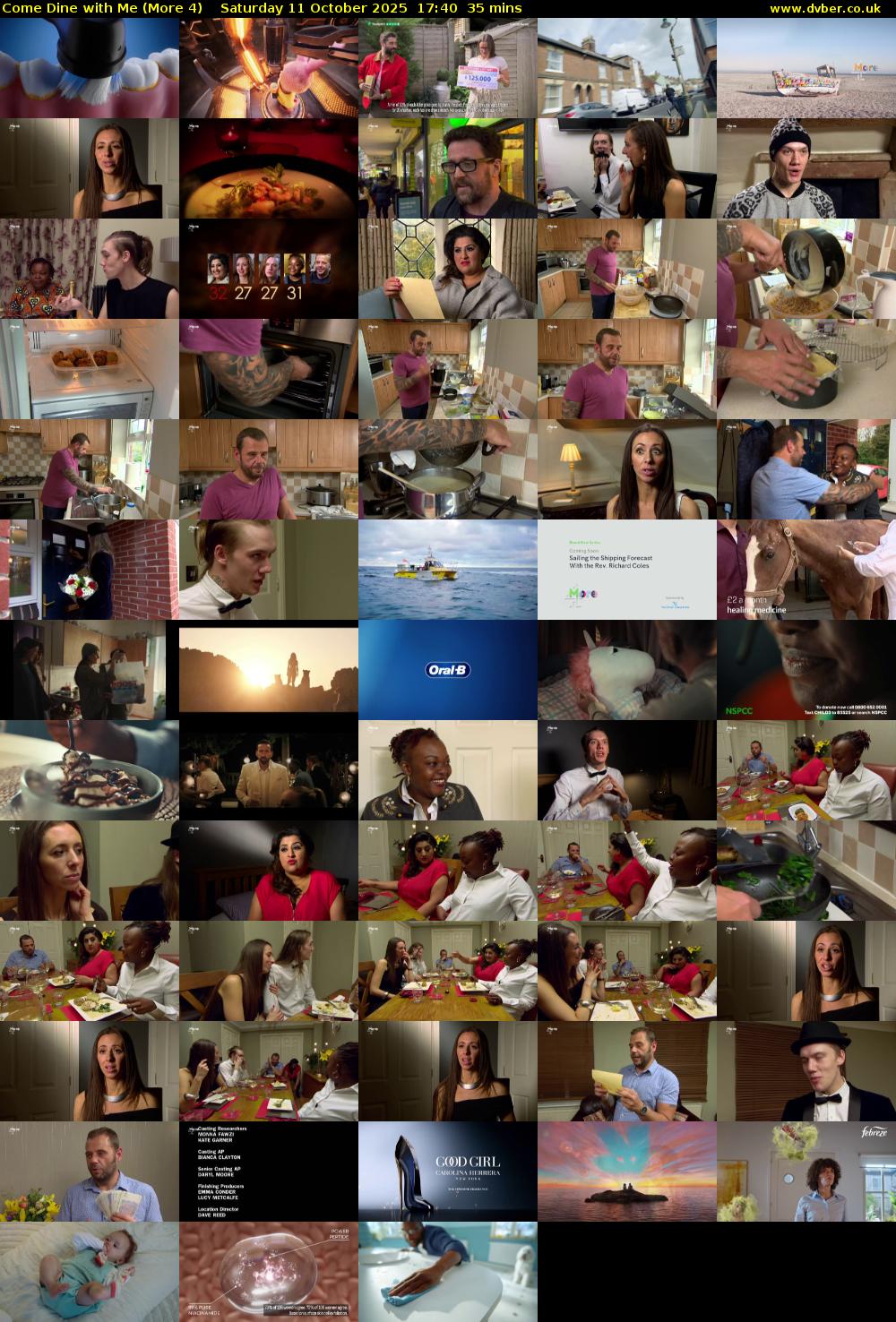 Come Dine with Me (More 4) Saturday 11 October 2025 17:40 - 18:15