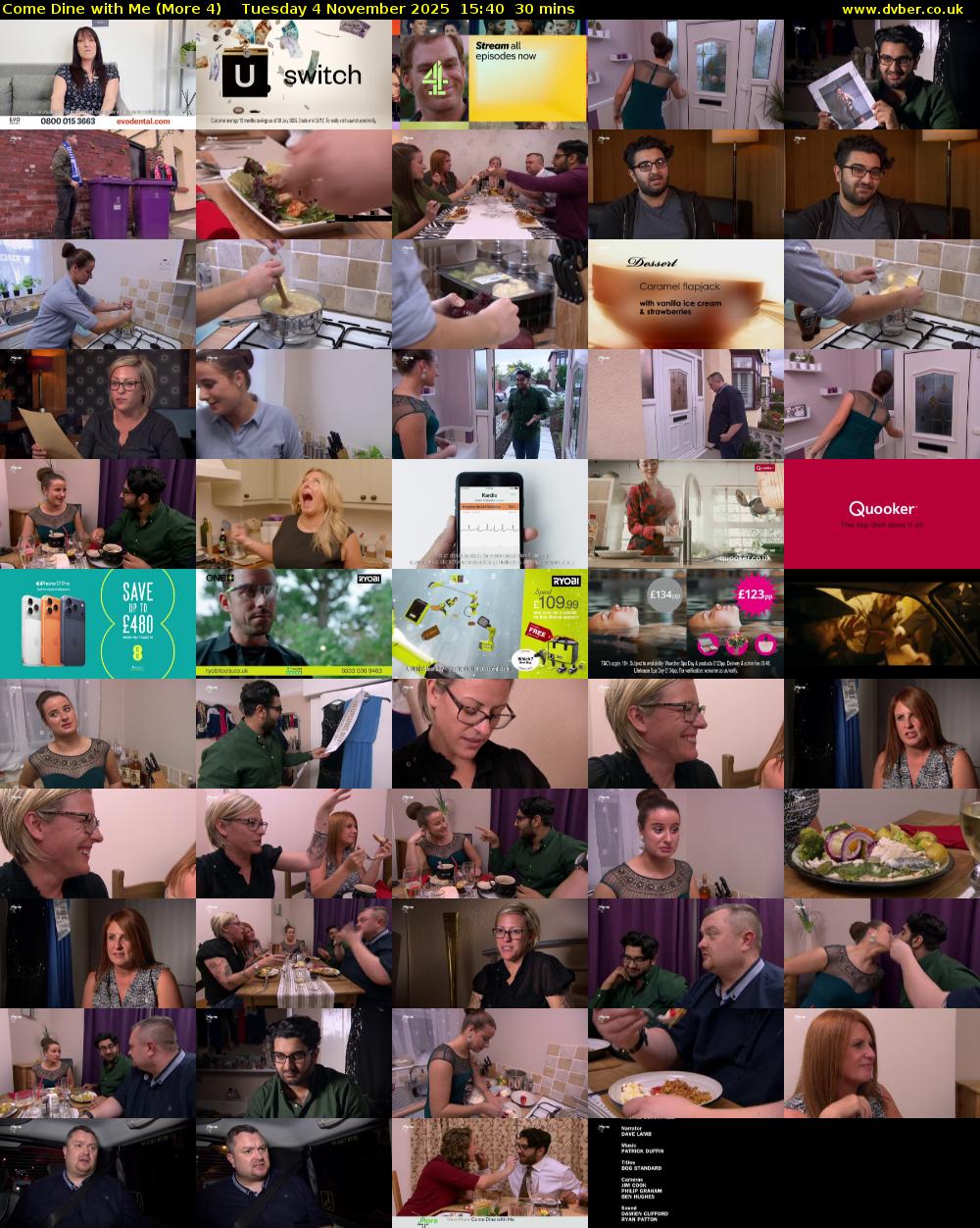 Come Dine with Me (More 4) Tuesday 4 November 2025 15:40 - 16:10