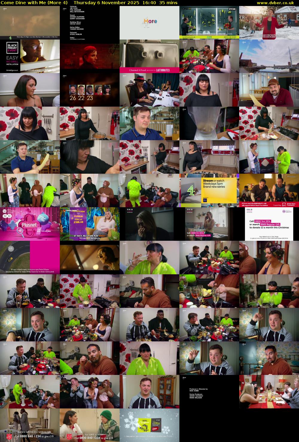 Come Dine with Me (More 4) Thursday 6 November 2025 16:40 - 17:15