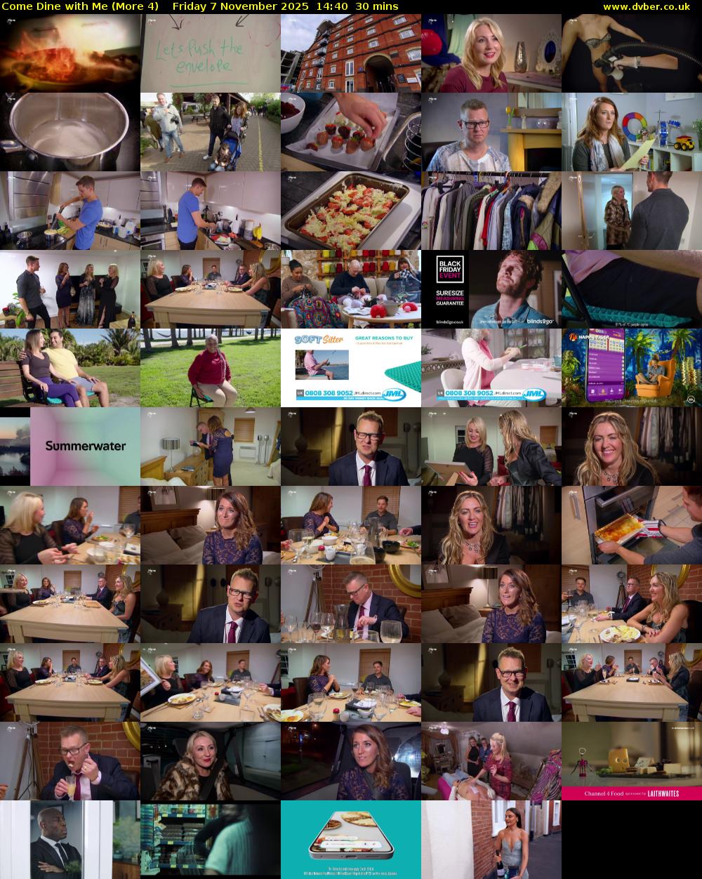 Come Dine with Me (More 4) Friday 7 November 2025 14:40 - 15:10