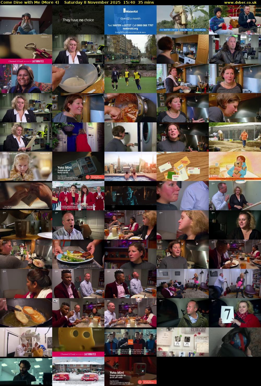 Come Dine with Me (More 4) Saturday 8 November 2025 15:40 - 16:15