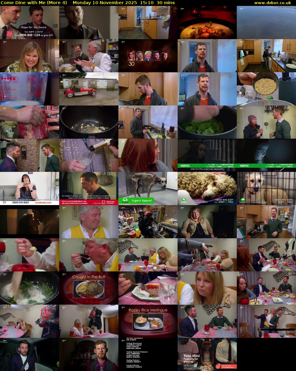 Come Dine with Me (More 4) Monday 10 November 2025 15:10 - 15:40