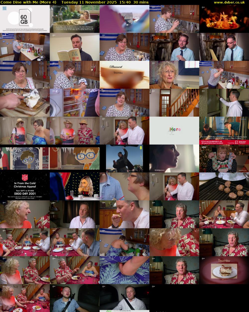 Come Dine with Me (More 4) Tuesday 11 November 2025 15:40 - 16:10