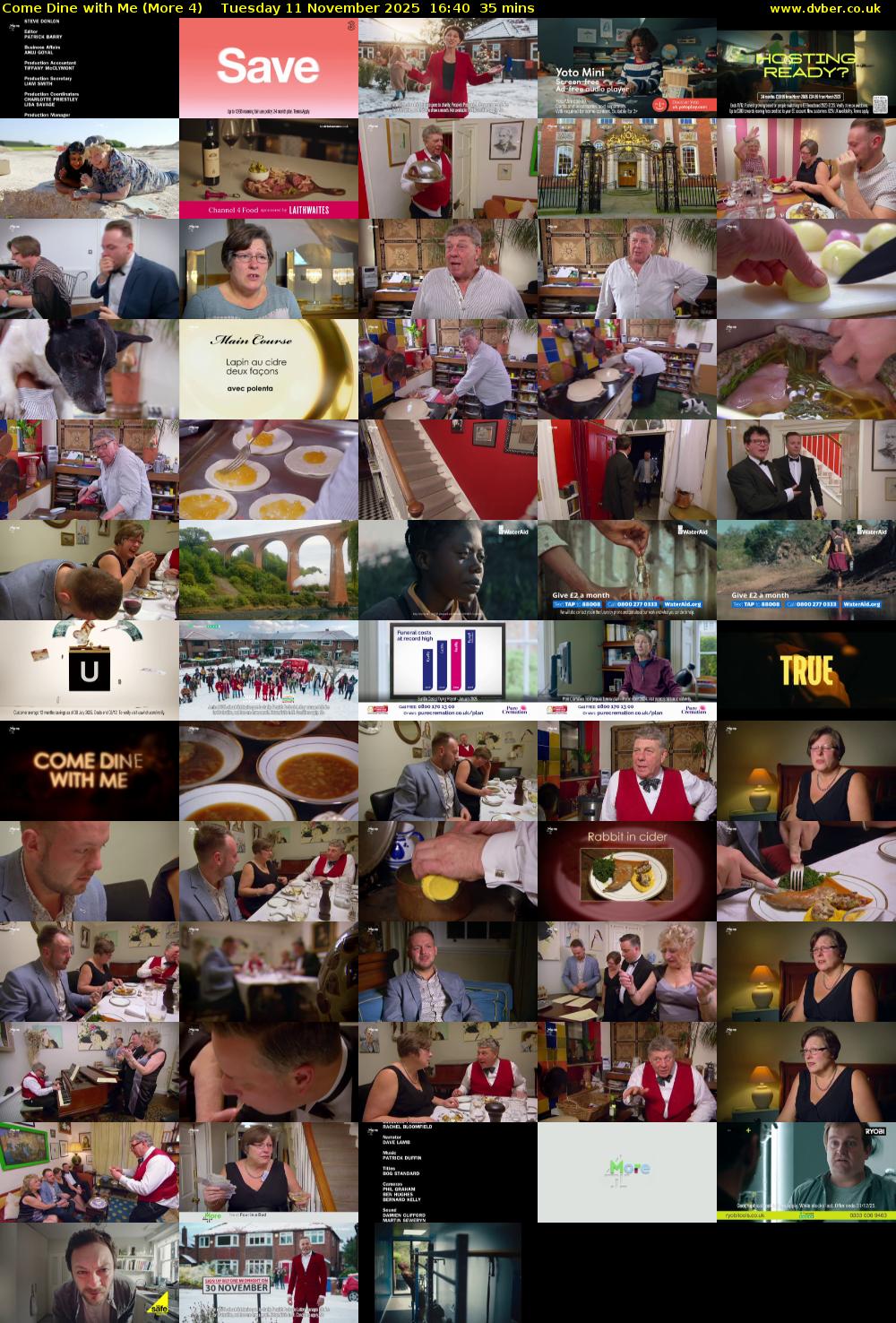 Come Dine with Me (More 4) Tuesday 11 November 2025 16:40 - 17:15