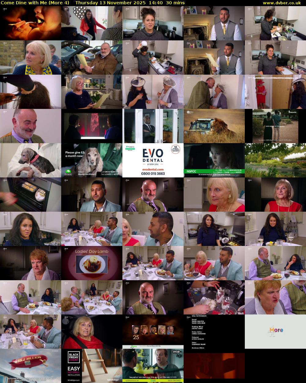 Come Dine with Me (More 4) Thursday 13 November 2025 14:40 - 15:10