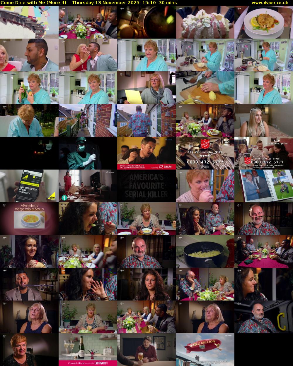 Come Dine with Me (More 4) Thursday 13 November 2025 15:10 - 15:40