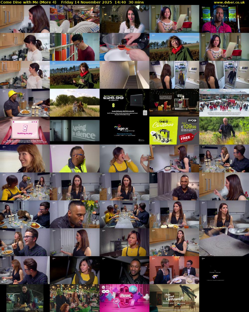 Come Dine with Me (More 4) Friday 14 November 2025 14:40 - 15:10