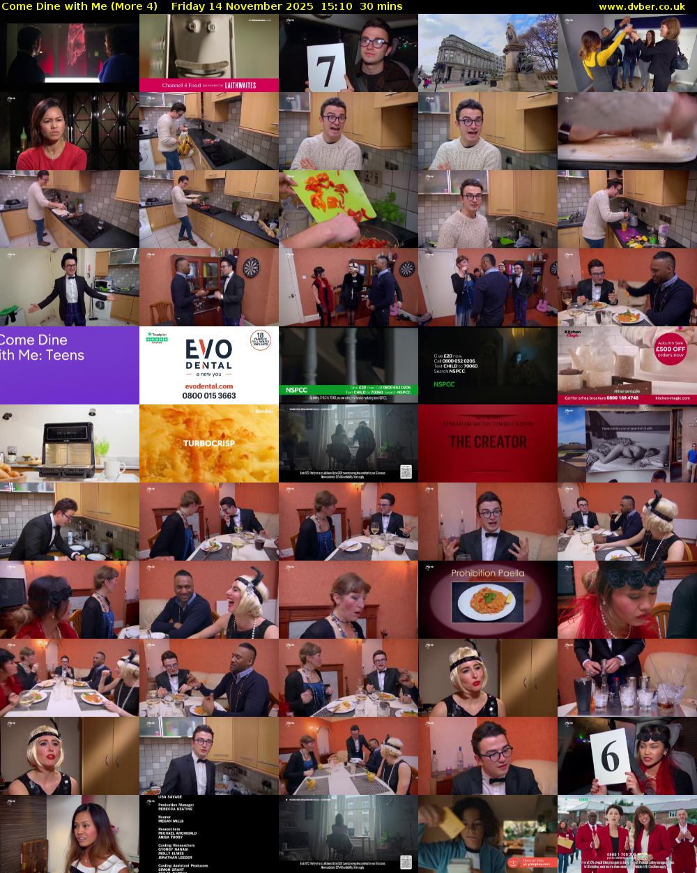 Come Dine with Me (More 4) Friday 14 November 2025 15:10 - 15:40