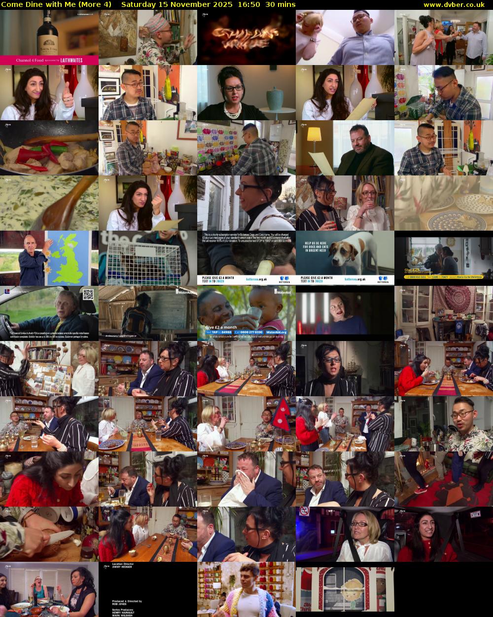 Come Dine with Me (More 4) Saturday 15 November 2025 16:50 - 17:20