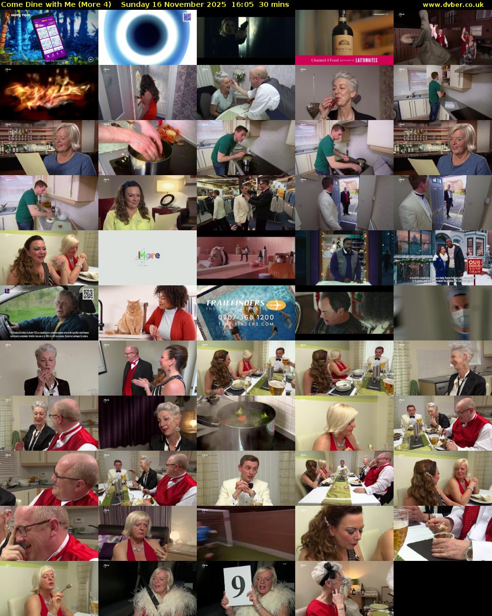 Come Dine with Me (More 4) Sunday 16 November 2025 16:05 - 16:35