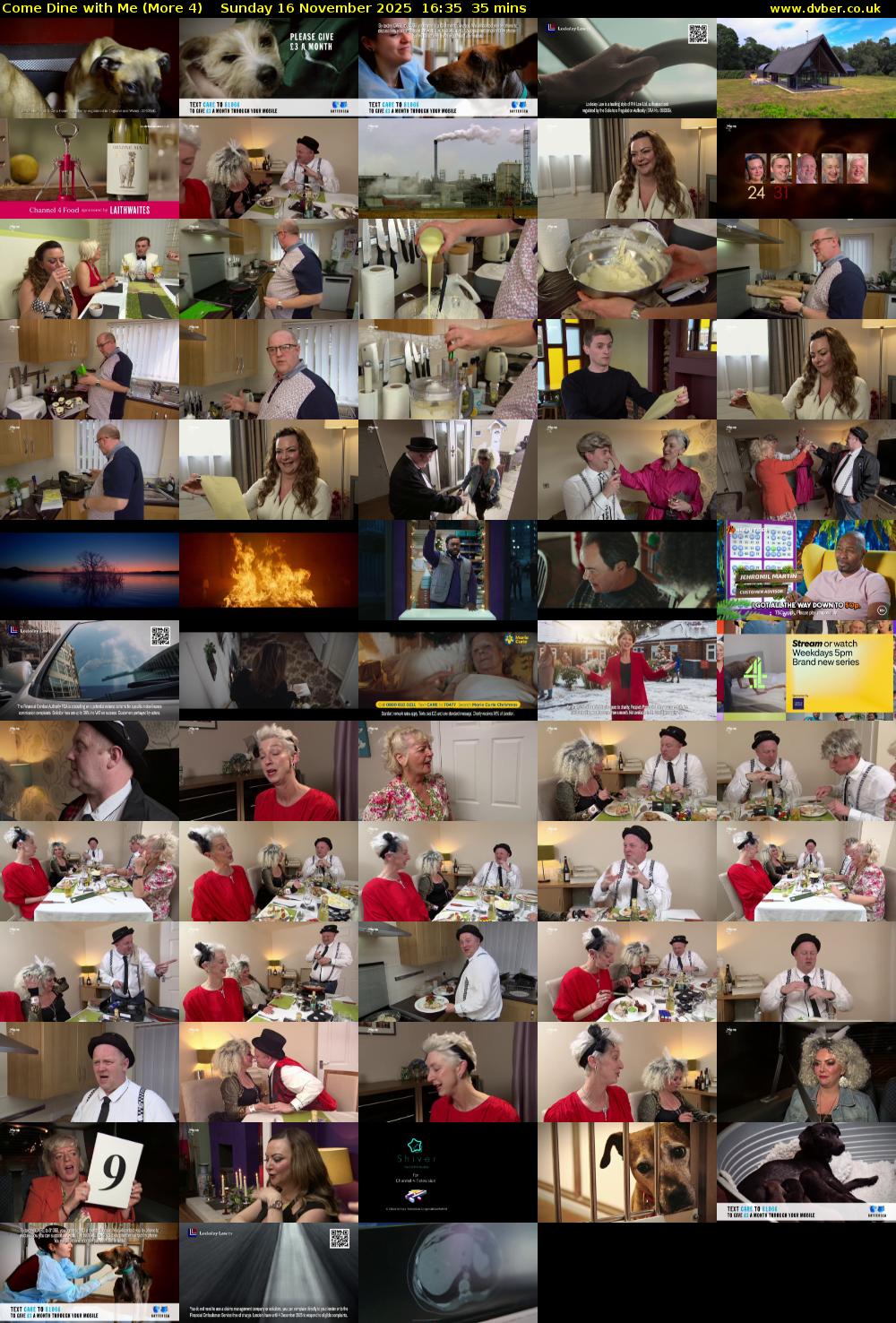 Come Dine with Me (More 4) Sunday 16 November 2025 16:35 - 17:10