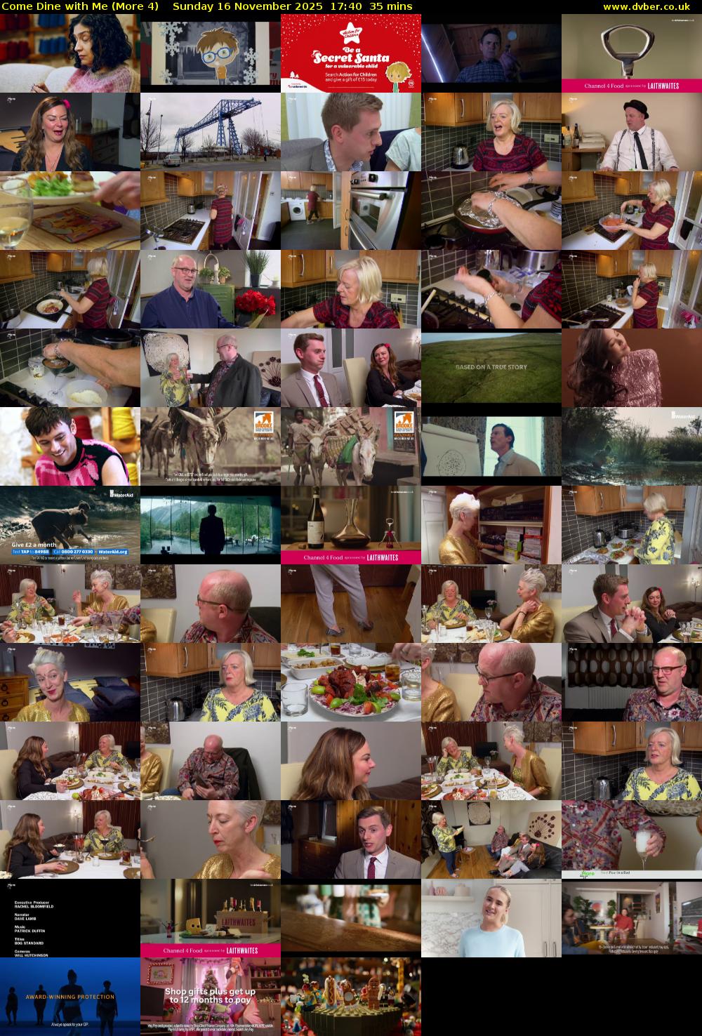 Come Dine with Me (More 4) Sunday 16 November 2025 17:40 - 18:15
