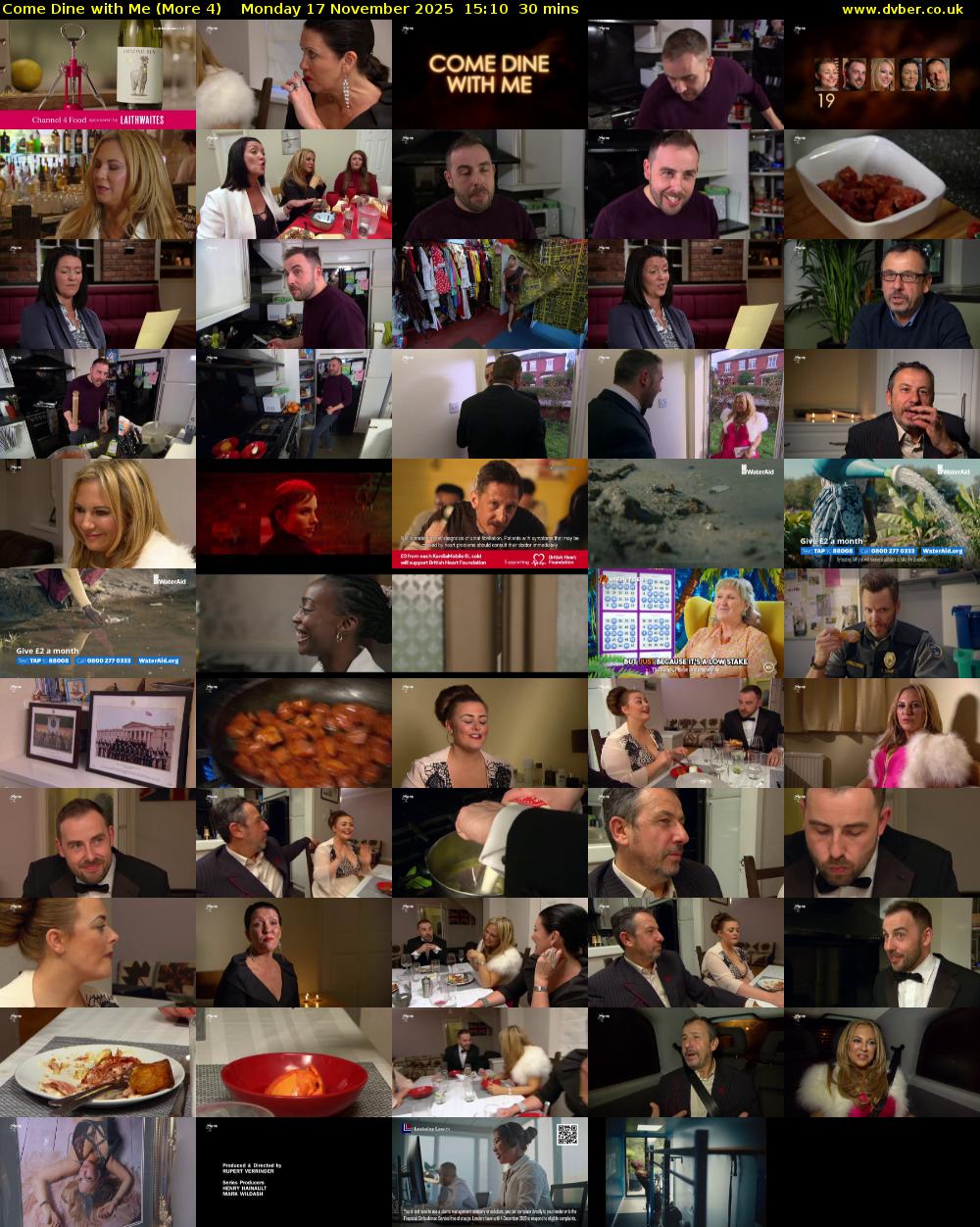 Come Dine with Me (More 4) Monday 17 November 2025 15:10 - 15:40