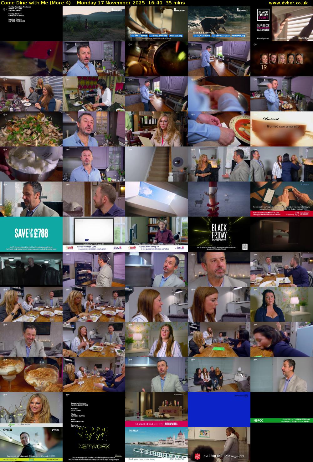 Come Dine with Me (More 4) Monday 17 November 2025 16:40 - 17:15