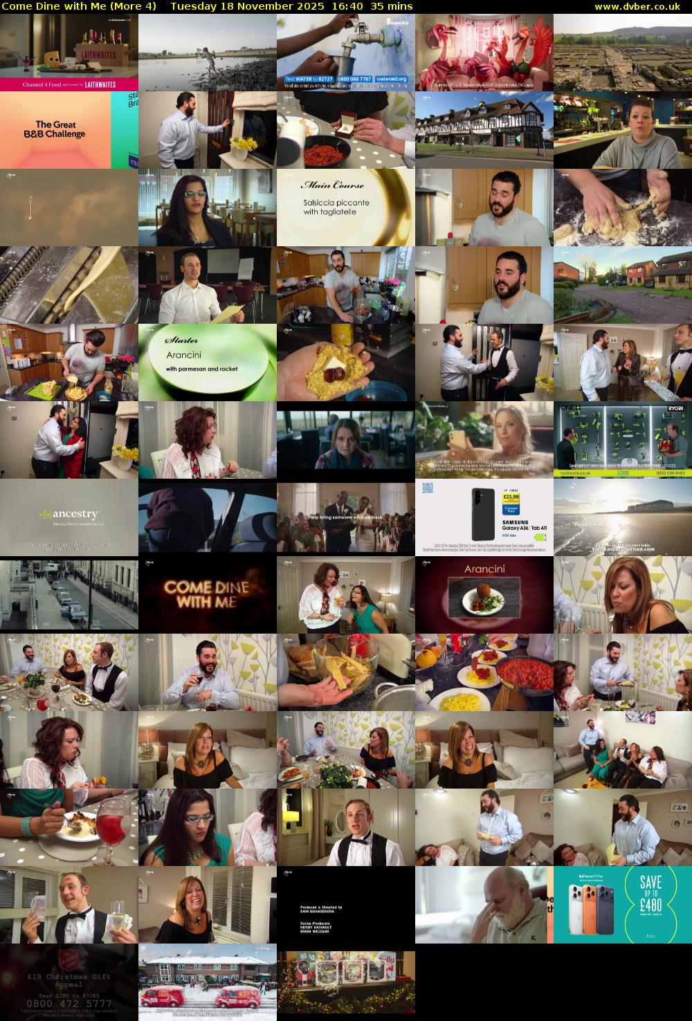 Come Dine with Me (More 4) Tuesday 18 November 2025 16:40 - 17:15