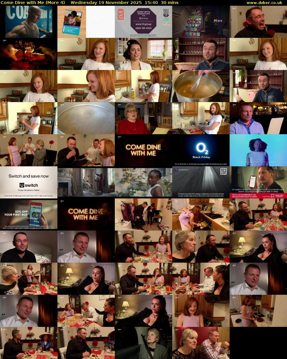 Come Dine with Me (More 4) Wednesday 19 November 2025 15:40 - 16:10