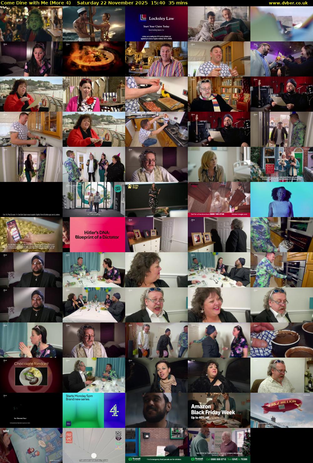 Come Dine with Me (More 4) Saturday 22 November 2025 15:40 - 16:15