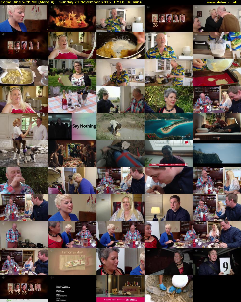 Come Dine with Me (More 4) Sunday 23 November 2025 17:10 - 17:40
