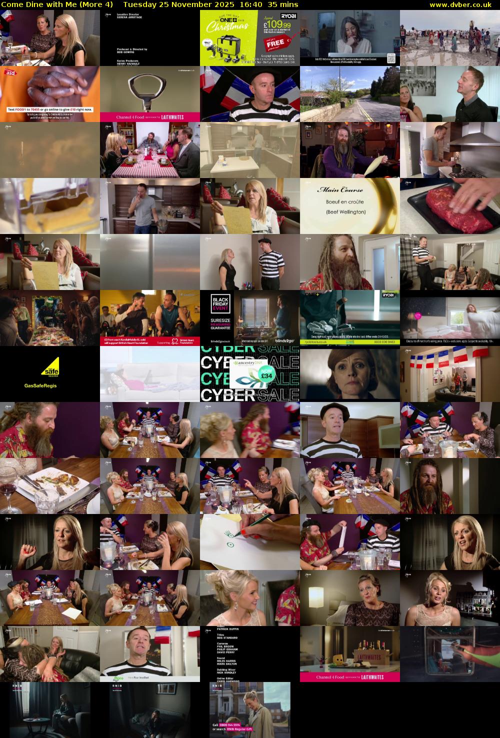 Come Dine with Me (More 4) Tuesday 25 November 2025 16:40 - 17:15