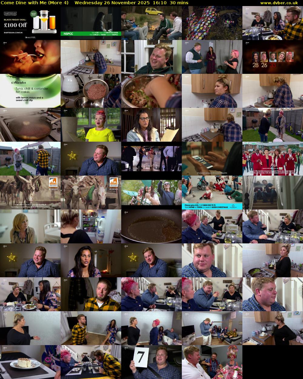 Come Dine with Me (More 4) Wednesday 26 November 2025 16:10 - 16:40