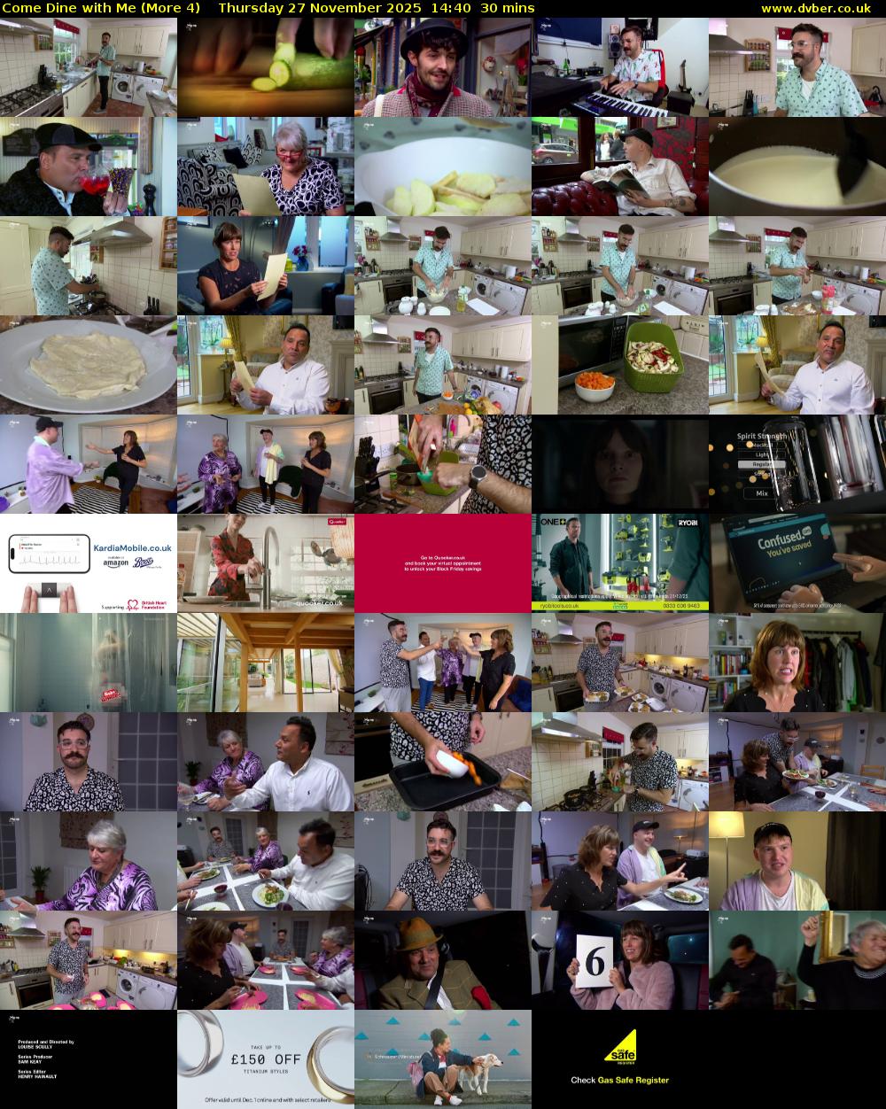 Come Dine with Me (More 4) Thursday 27 November 2025 14:40 - 15:10