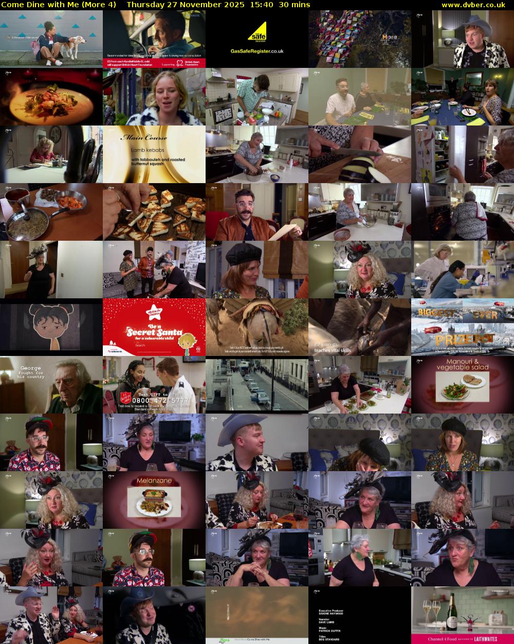 Come Dine with Me (More 4) Thursday 27 November 2025 15:40 - 16:10
