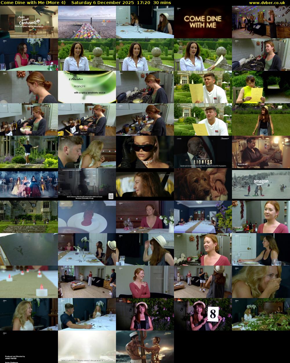 Come Dine with Me (More 4) Saturday 6 December 2025 17:20 - 17:50