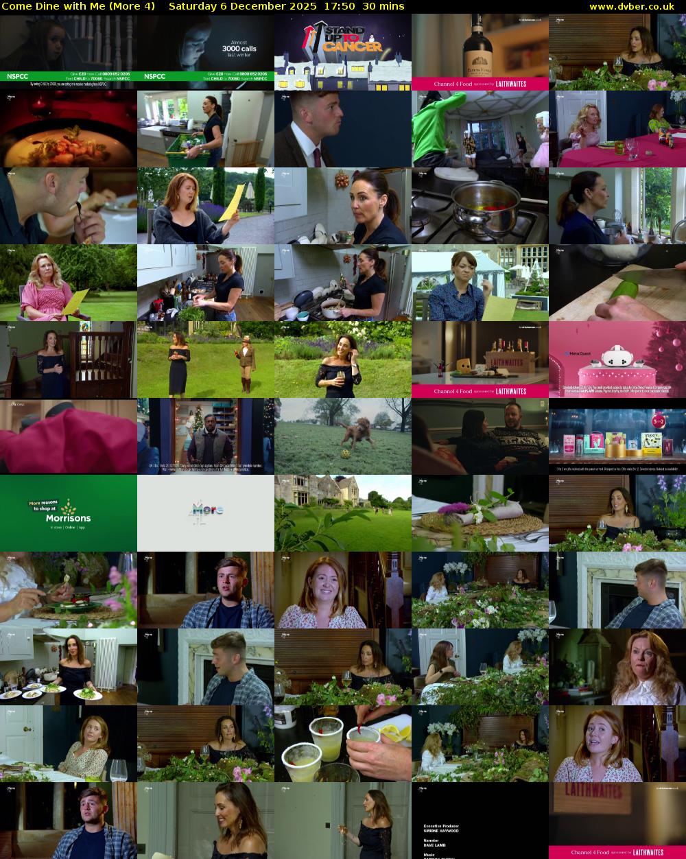 Come Dine with Me (More 4) Saturday 6 December 2025 17:50 - 18:20