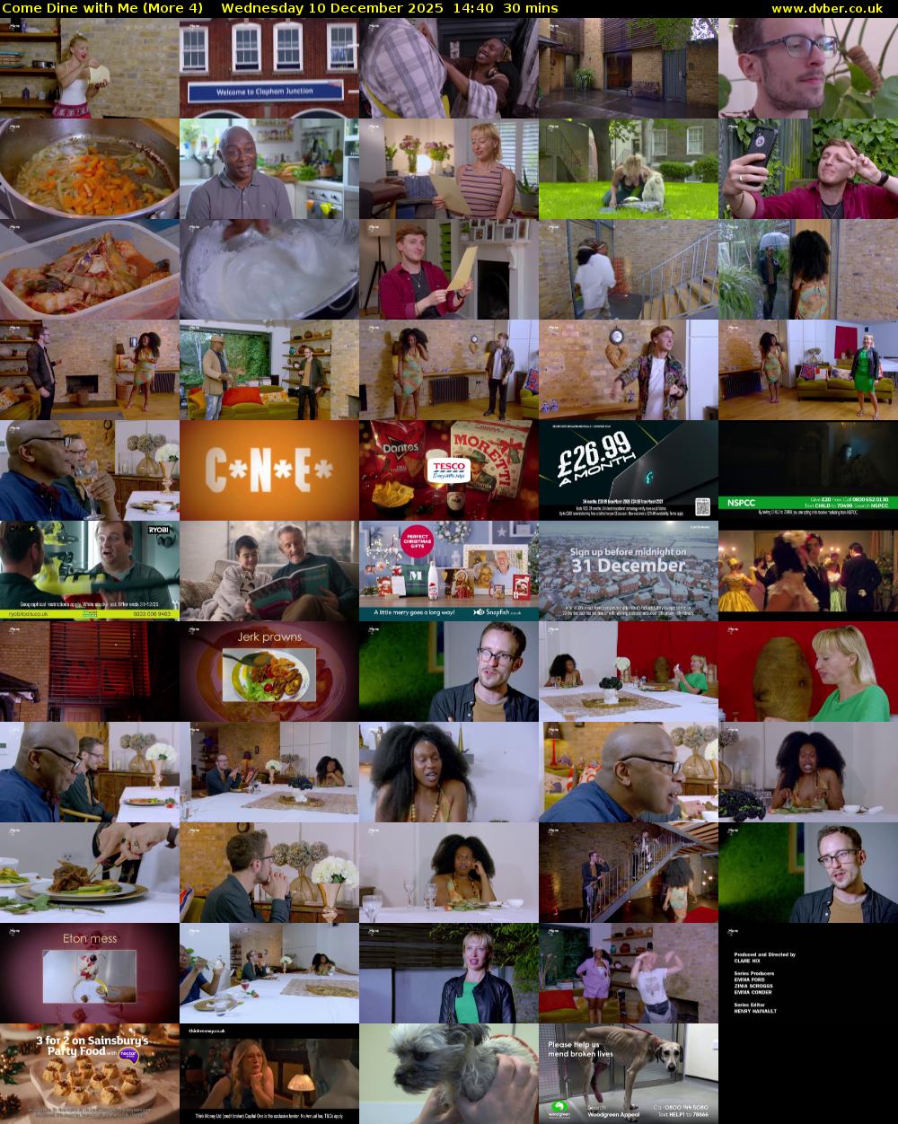 Come Dine with Me (More 4) Wednesday 10 December 2025 14:40 - 15:10