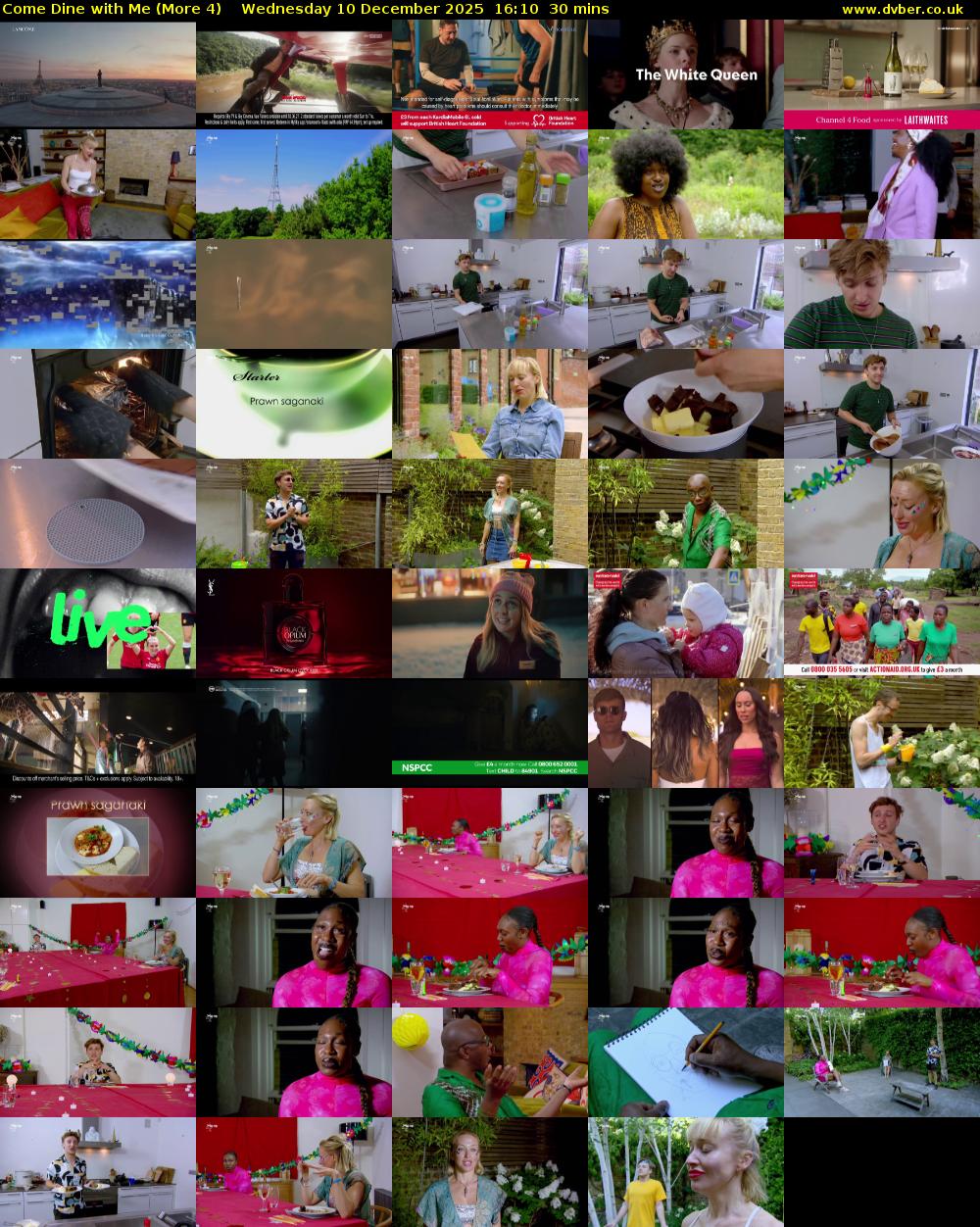 Come Dine with Me (More 4) Wednesday 10 December 2025 16:10 - 16:40