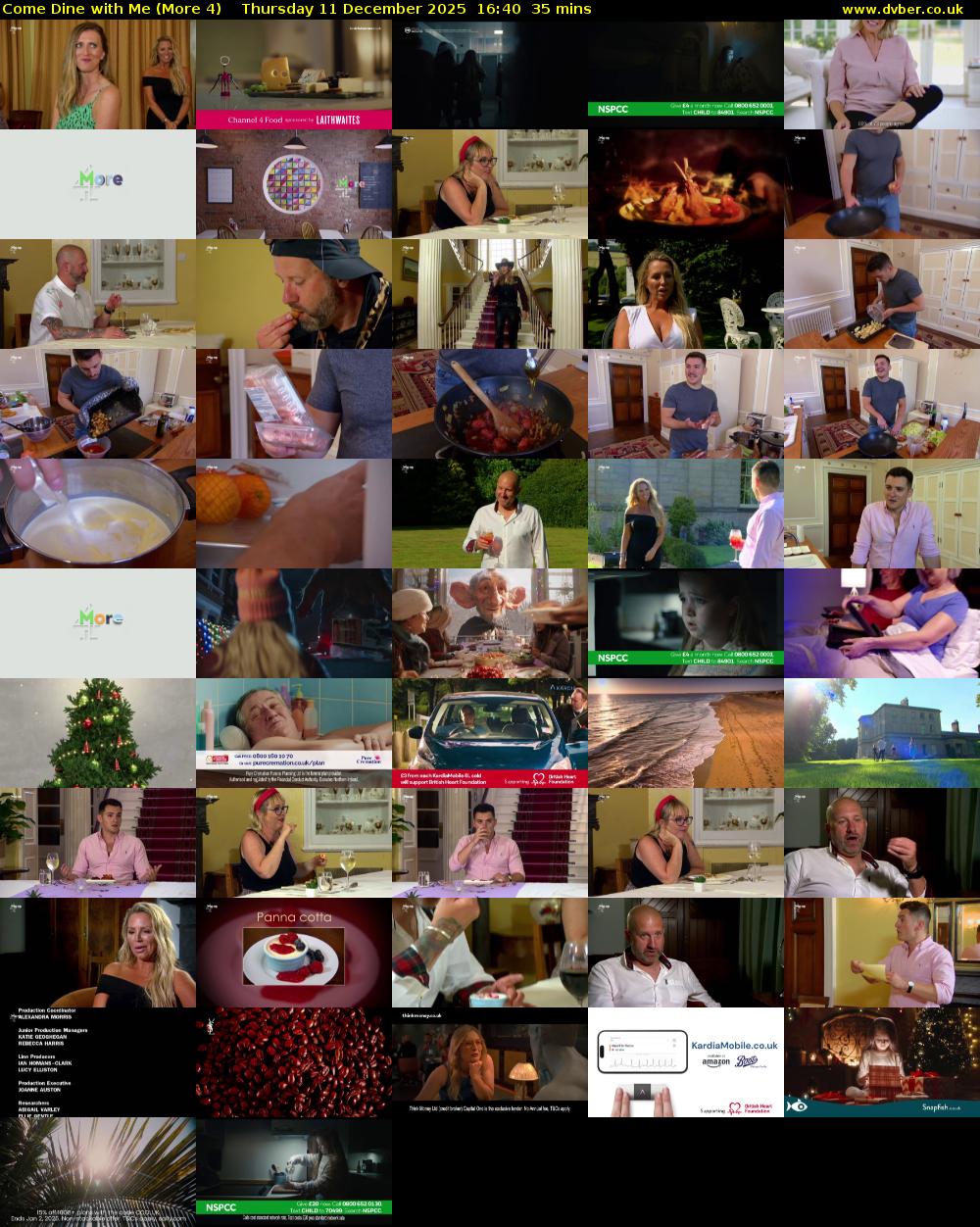 Come Dine with Me (More 4) Thursday 11 December 2025 16:40 - 17:15