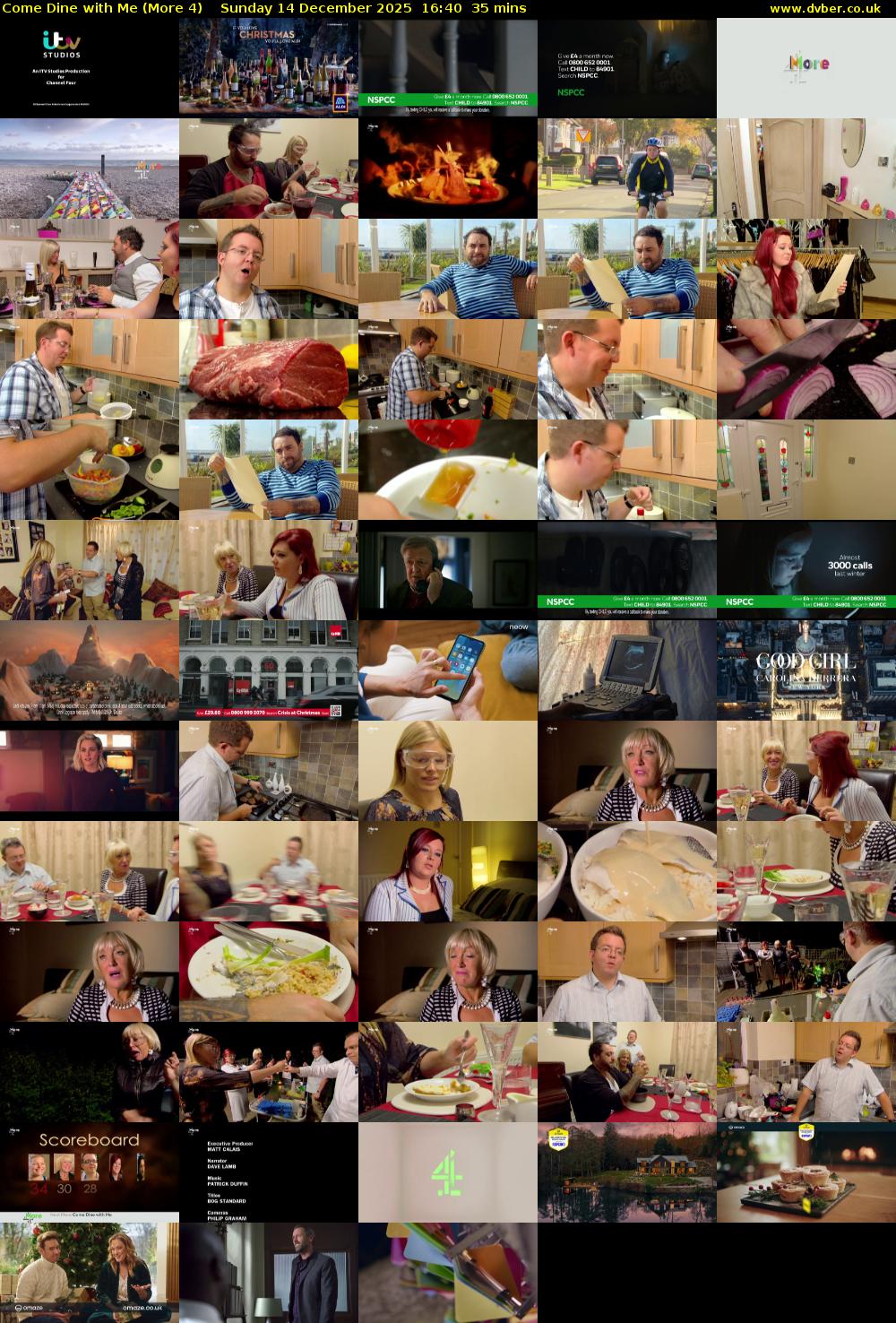 Come Dine with Me (More 4) Sunday 14 December 2025 16:40 - 17:15