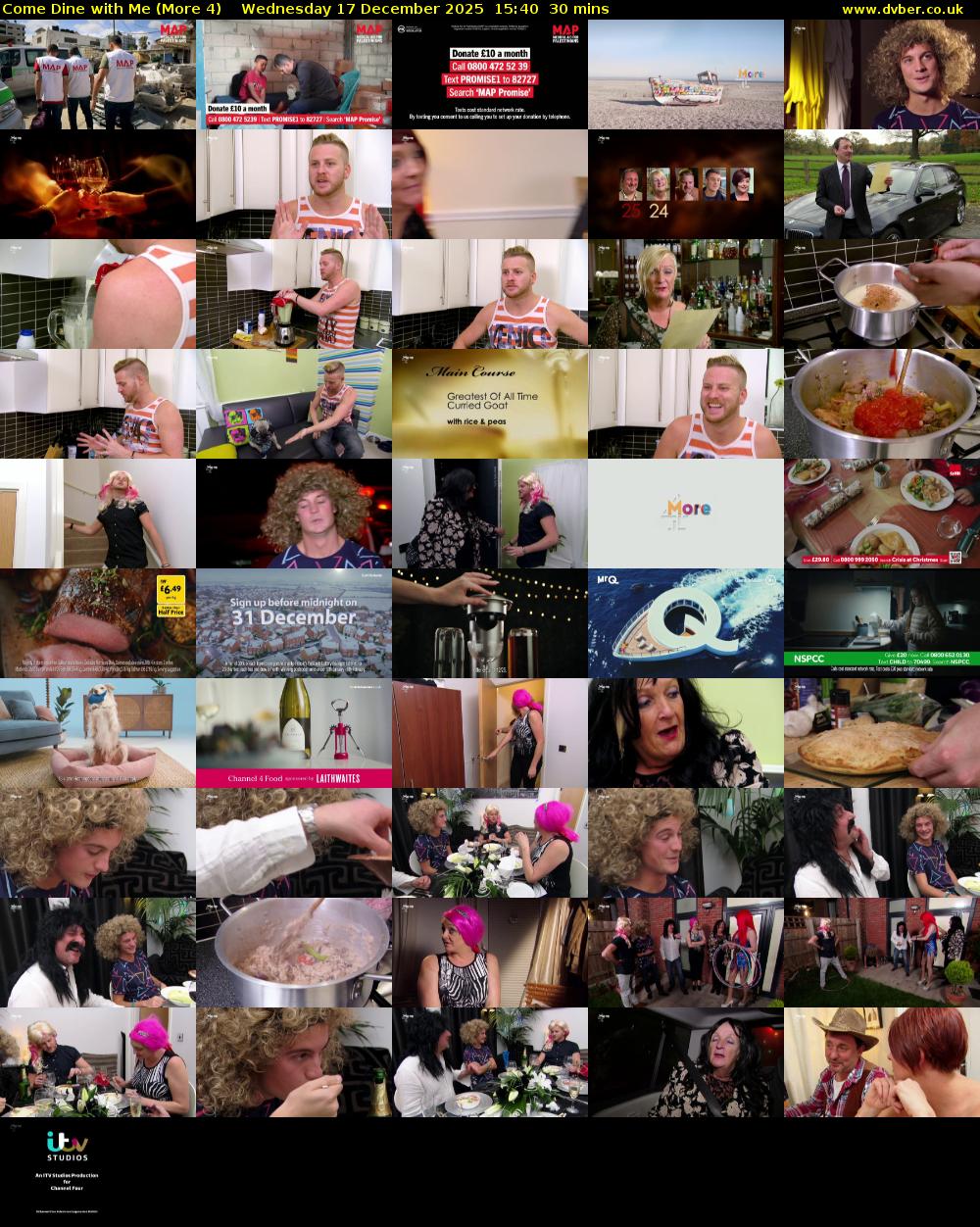Come Dine with Me (More 4) Wednesday 17 December 2025 15:40 - 16:10