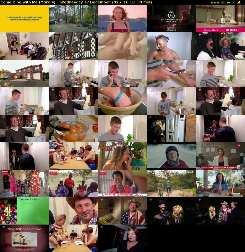 Come Dine with Me (More 4) Wednesday 17 December 2025 16:10 - 16:40