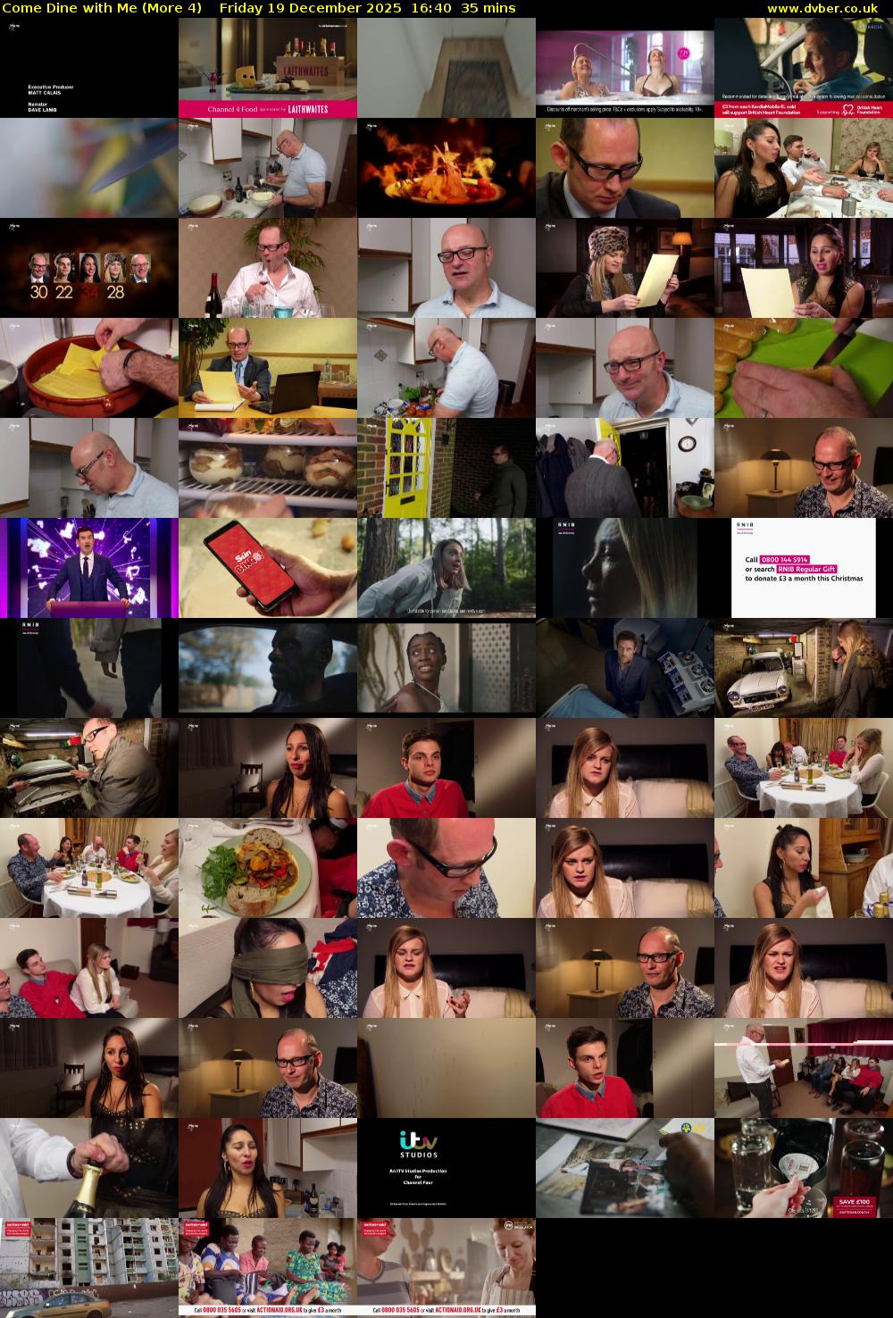 Come Dine with Me (More 4) Friday 19 December 2025 16:40 - 17:15