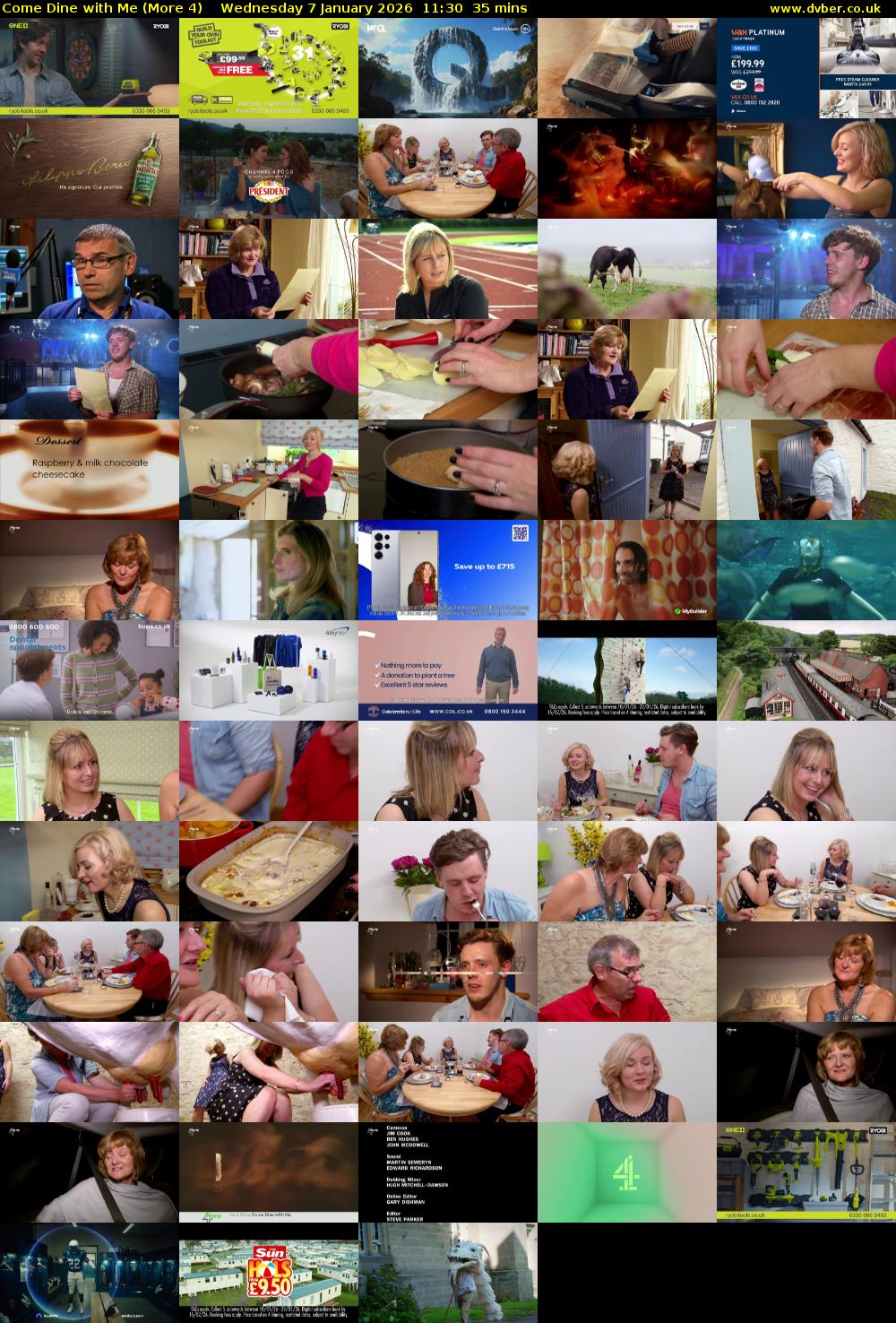 Come Dine with Me (More 4) Wednesday 7 January 2026 11:30 - 12:05
