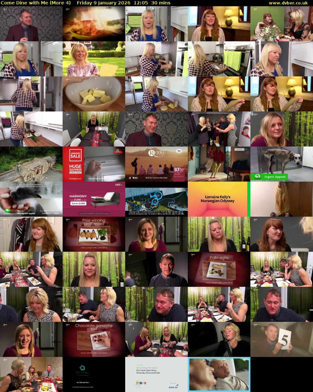 Come Dine with Me (More 4) Friday 9 January 2026 12:05 - 12:35