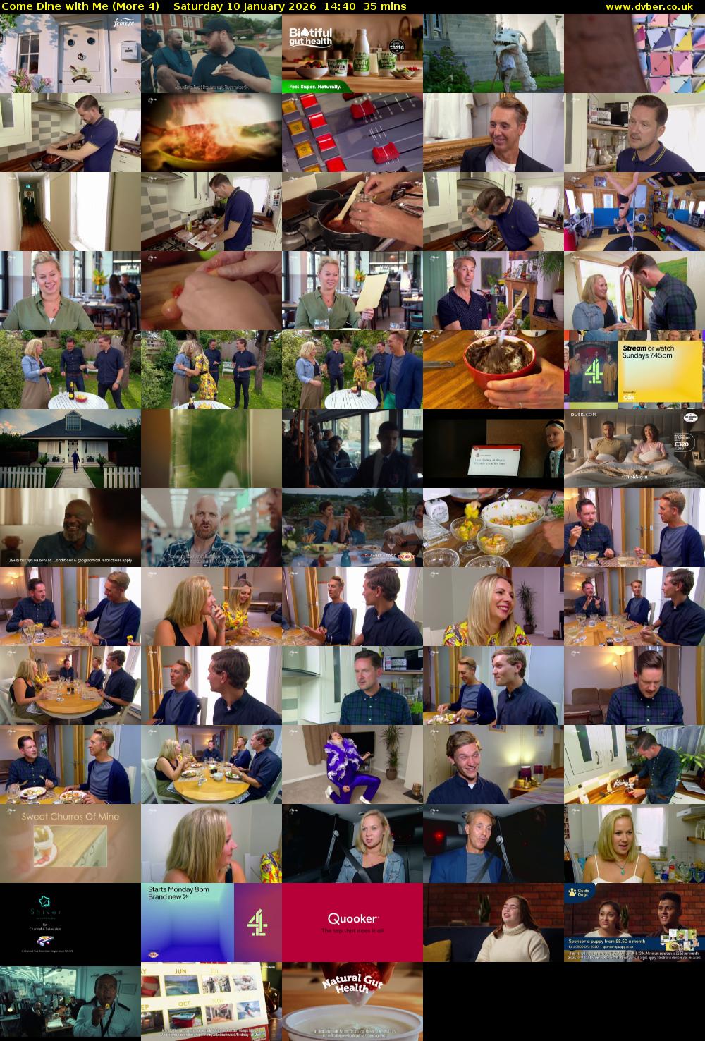 Come Dine with Me (More 4) Saturday 10 January 2026 14:40 - 15:15