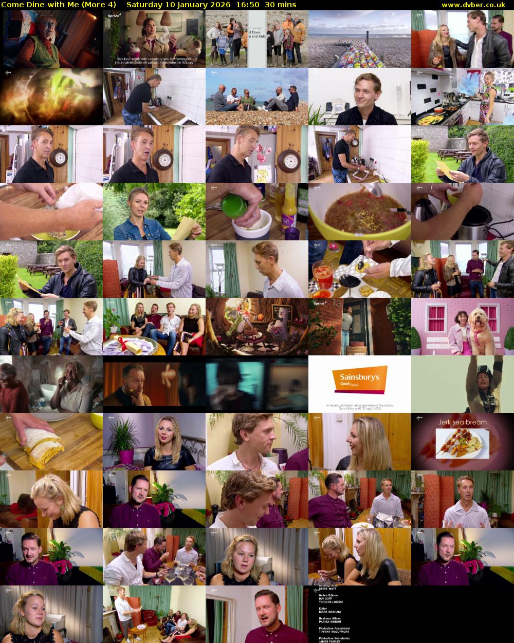 Come Dine with Me (More 4) Saturday 10 January 2026 16:50 - 17:20
