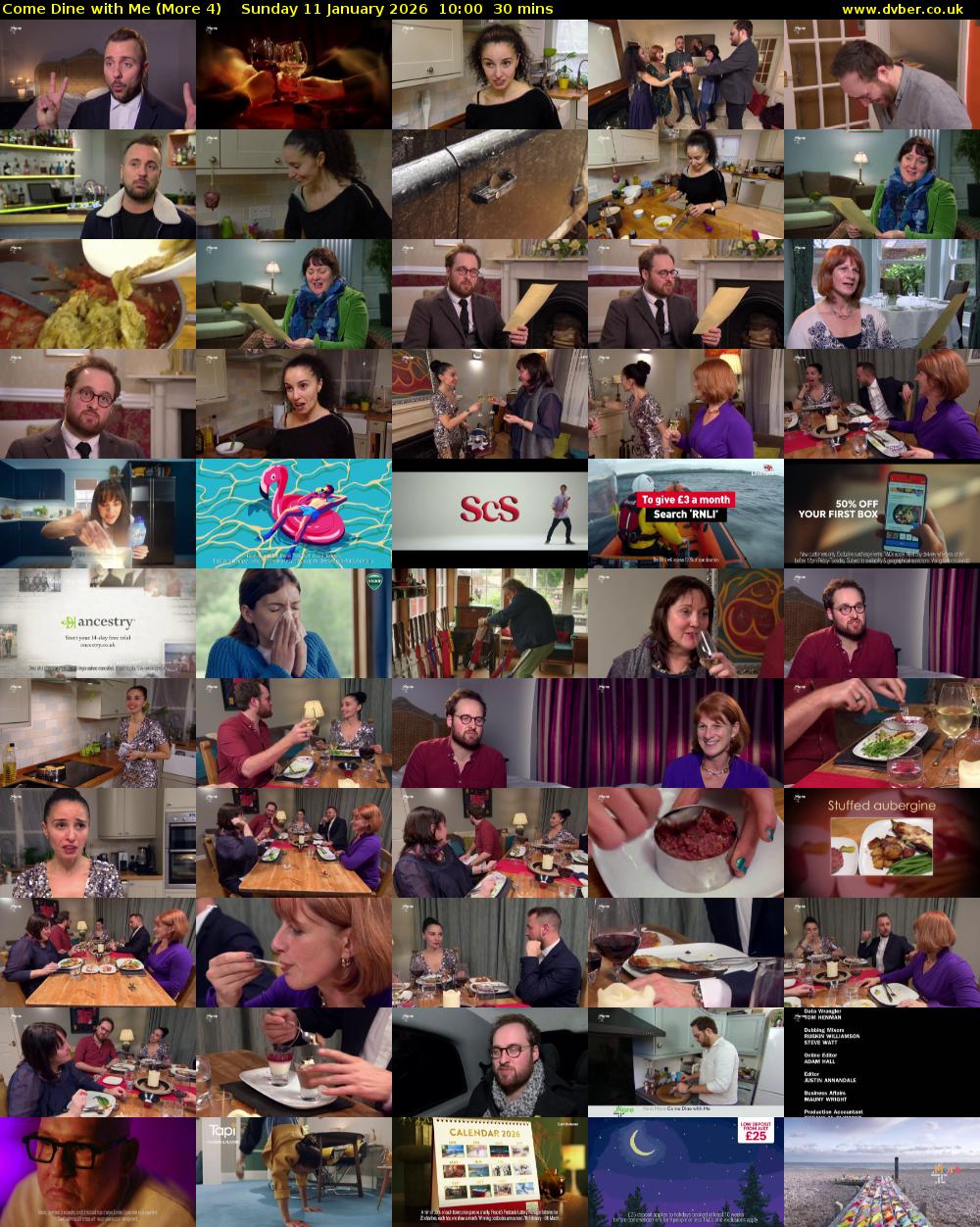 Come Dine with Me (More 4) Sunday 11 January 2026 10:00 - 10:30