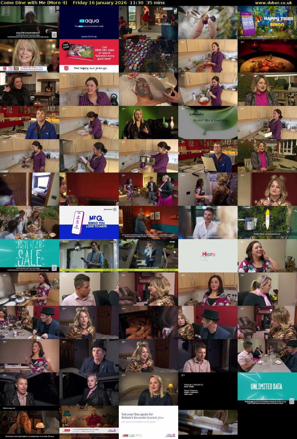 Come Dine with Me (More 4) Friday 16 January 2026 11:30 - 12:05