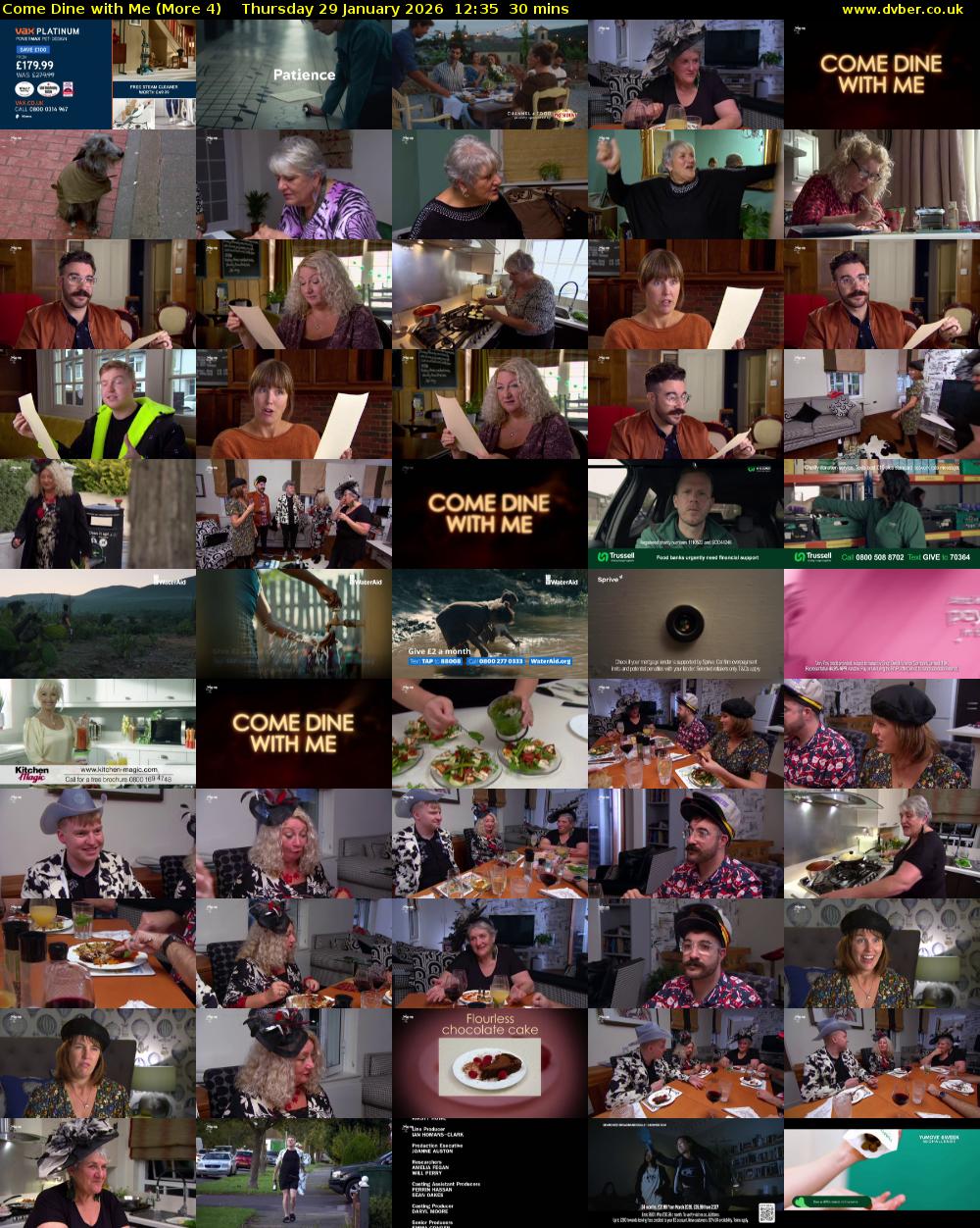 Come Dine with Me (More 4) Thursday 29 January 2026 12:35 - 13:05