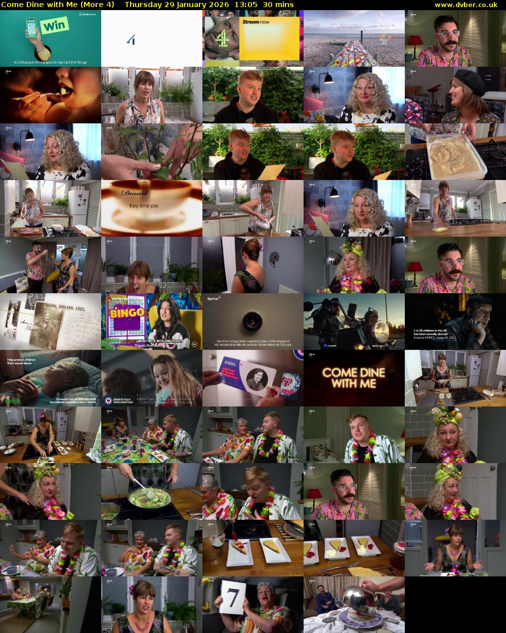 Come Dine with Me (More 4) Thursday 29 January 2026 13:05 - 13:35