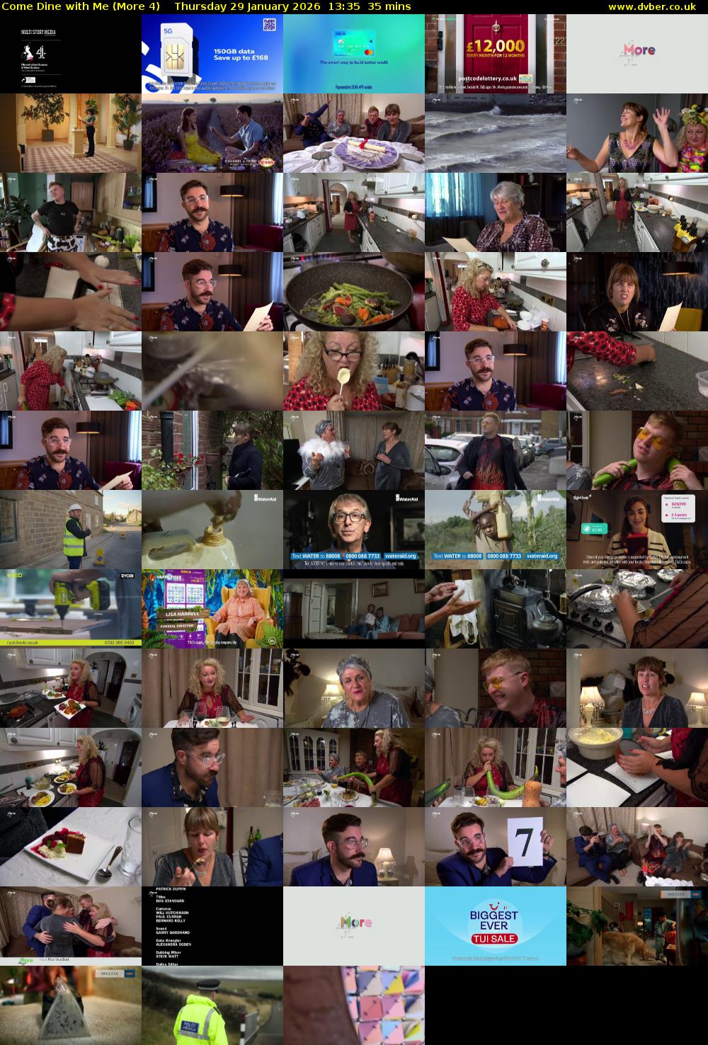 Come Dine with Me (More 4) Thursday 29 January 2026 13:35 - 14:10